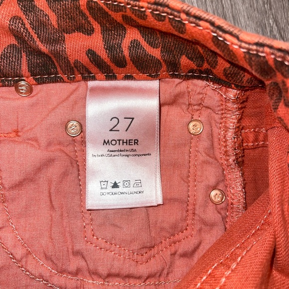 Mother High Waisted Looker Ankle Fray Jeans 27 - Picture 8 of 12